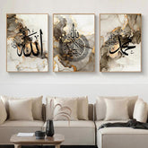 Set of 3 Premium Wall Art Photo Tiles – Modern Home Decor Sets