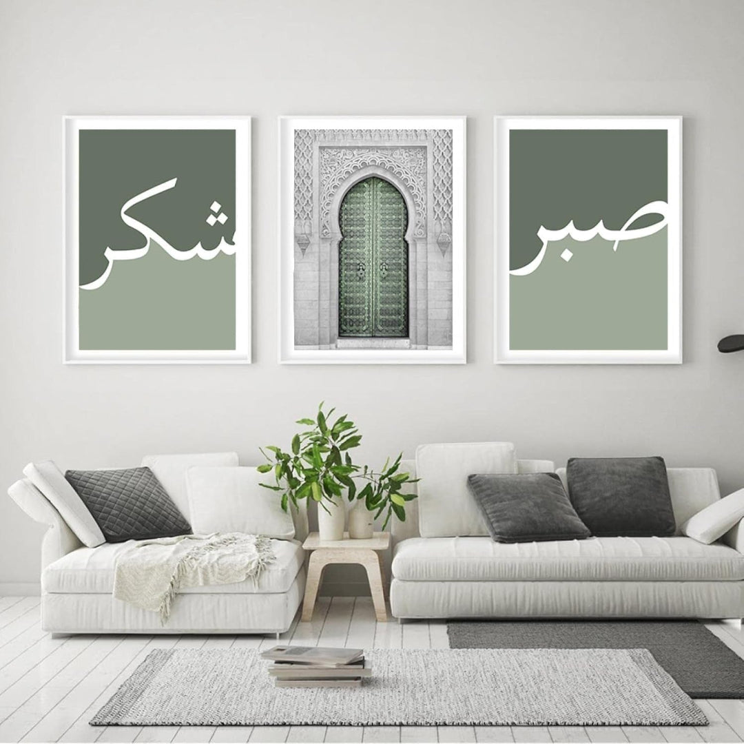 Set of 3 Premium Wall Art Photo Tiles – Modern Home Decor Sets
